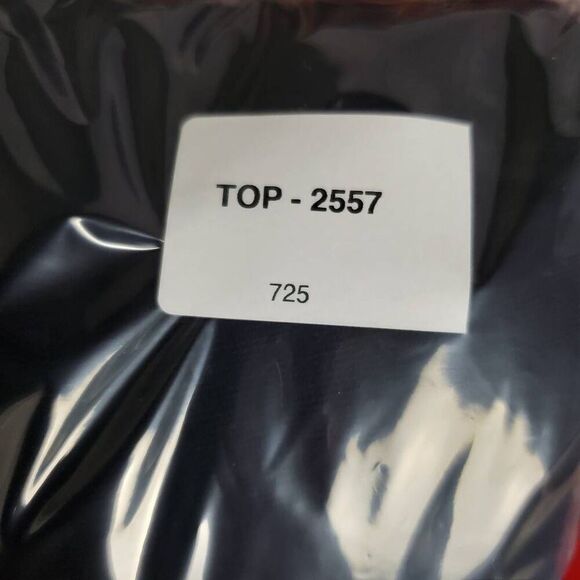 Karen Kane Black Mock Neck Sweater Dress Size M Long Sleeve USA Made - Picture 7 of 7